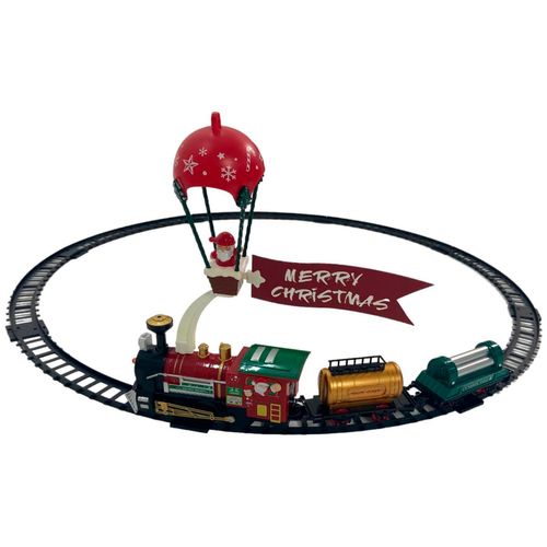 Juego De Tren Navideño Con Luz Santini Christmas Multicolor 201-7800100