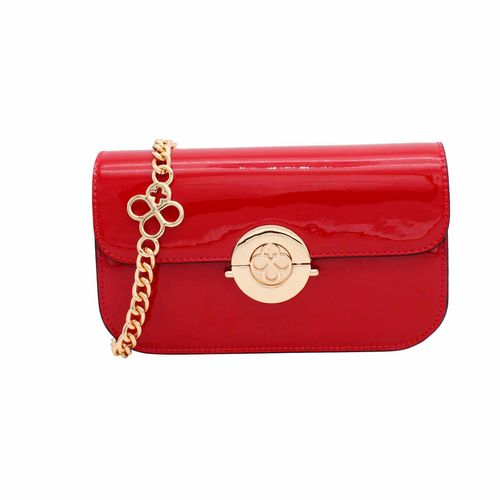 Bolso Crossbody Para Dama Jaime Ibiza Charol Rojo JI 2537