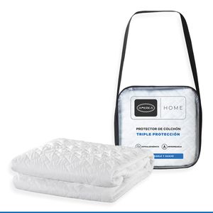Protector y cubre colchón América home queen size triple protección impermeable y transpirable