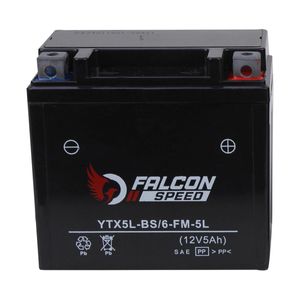 Batería para motocicleta Falcon Speed mf-faytx5l-bs/6-fm-5l bat-6801-3010