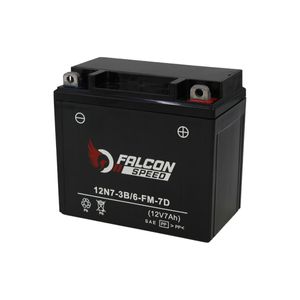 Batería para motocicleta Falcon Speed mf-fa12n7-3b/6-fm-7d bat-6801-3025