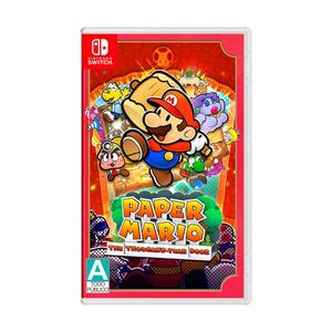 Videojuego paper mario puerta milenaria Nintendo switch hmc-p-a9qda