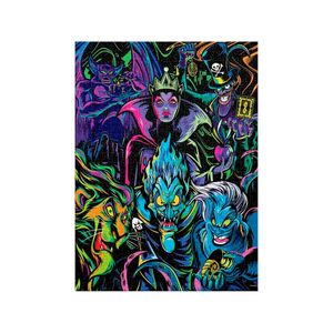 Rompecabezas villanos de Disney con 500 piezas Novelty multicolor jca-2849