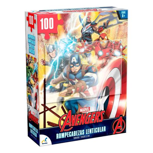 Rompecabezas Lenticular Avengers Novelty Multicolor JCA-3092T