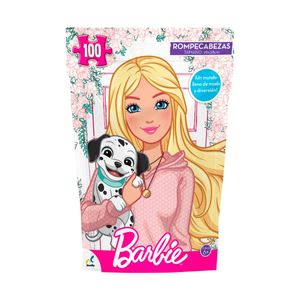 Rompecabezas de Barbie con 100 piezas Novelty multicolor jca-3197