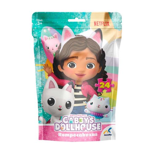 Rompecabezas De Gabbys Dollhouse Con 24 Piezas Novelty Multicolor JCA-4149