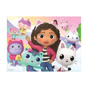 Rompecabezas de Gabbys Dollhouse con 24 piezas Novelty multicolor jca-4149