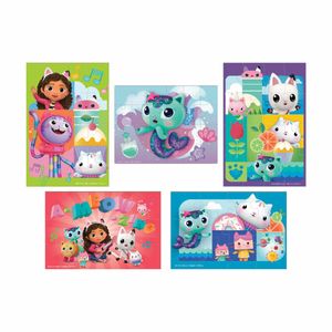 Rompecabezas 5 en 1 Gabbys Dollhouse Novelty multicolor jca-4150
