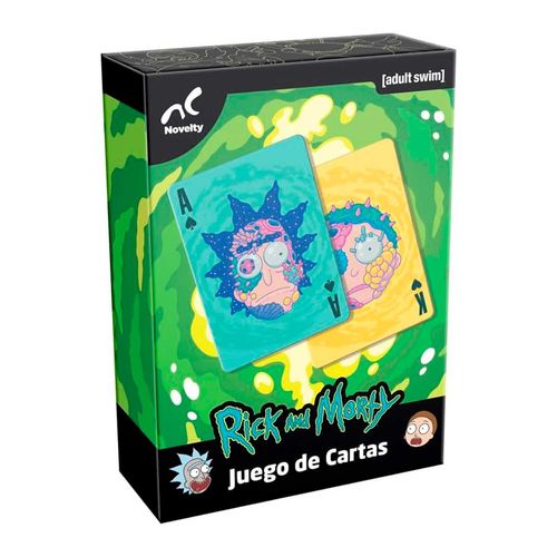 Baraja Coleccionable De Rick Y Morty Novelty Multicolor JCA-4248N