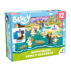 Rompecabezas arma y descubre Bluey Novelty multicolor jca-4309