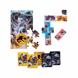 Juego de mesa 3 en 1 Jurassic World dominion Novelty multicolor jca-3441
