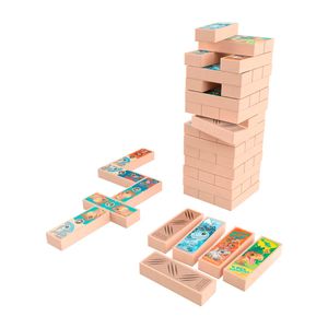 Torre de madera 3 en 1 Jurassic World Novelty multicolor jca-3442