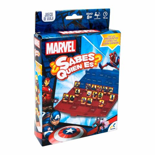 Juego De Viaje Sabes Quien Es De Marvel Novelty Multicolor JCA-3941