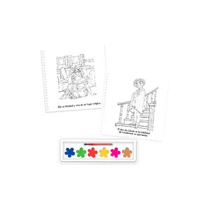 Libro de cuentos y acuarelas de encanto Novelty multicolor kno-3999