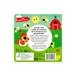 Libro interactivo uniendo amigos de la granja Novelty multicolor kno-4146