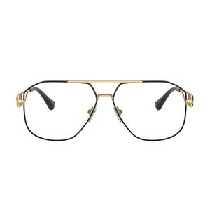 Lentes oftálmicos para caballero Versace pilot black/gold 0ve1287 59