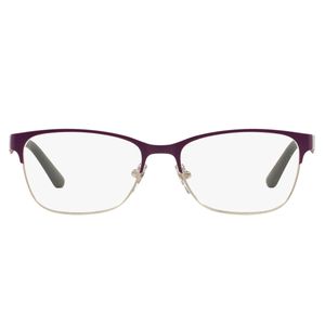 Lentes oftálmicos unisex Vogue square top brushed plum/silver 0vo3940965s52