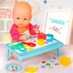 Muñeco Con Mesa Iluminada Smart School Nenuco Multicolor NFN97000