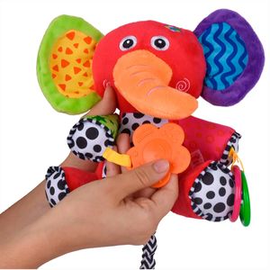 Peluche de elefante multisensorial Diako multicolor bu-1753