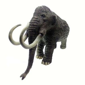 Figura realista mediano Dinomania multicolor mamut