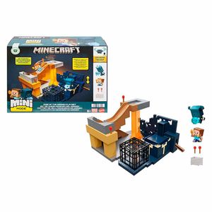 Set de juego mini ascenso del warden Minecraft multicolor hxt72