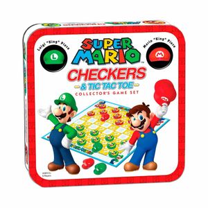 Juego de damas y tic tac toe edición Super Mario multicolor cm005-191