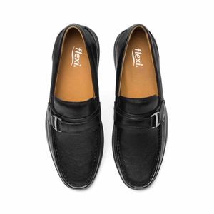 Zapato Mocasín Para Caballero Flexi Negro 418202