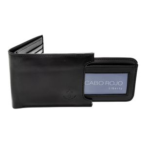 Cartera Para Caballero Cabo Rojo Negro 8042