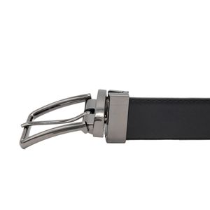 Cinturón Reversible Para Caballero Cabo Rojo Negro Tabaco 1017