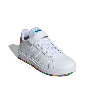 Tenis casual para joven Adidas blanco id0737
