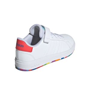 Tenis casual para joven Adidas blanco id0737