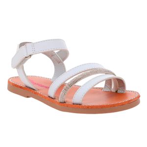 Sandalia casual para niña Tropicana blanco 65303