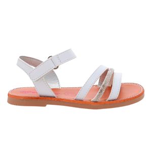 Sandalia casual para niña Tropicana blanco 65303