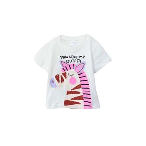 Blusa casual para niña choys blanco 10867