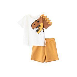 Conjunto casual para niño Choys café 8214