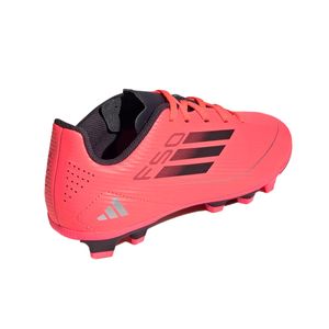 Zapato de fútbol para joven Adidas rojo if1379