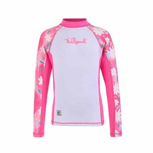Playera para niña Fullsand blanco nawtg20
