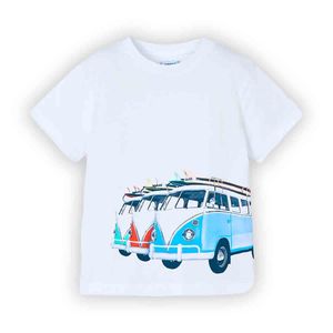 Playera casual para niño Mayoral blanco 3047