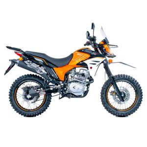 Motocileta doble propósito Carabela naranja sonora 200 CC 2025