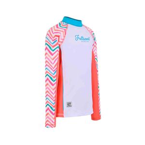 Playera para niña Fullsand blanco nawtg23