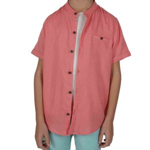 Camisa casual para niño Lyon rosa 222002-600