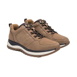 Tenis casual para caballero Flexi taupe 401010