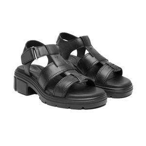Sandalia casual para dama Flexi negro 133806