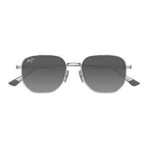 Lentes solares unisex Maui Jim Lewalani gris GS633-17