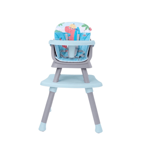 Silla alta D'Bebé 4 en 1 azul gris grow with me