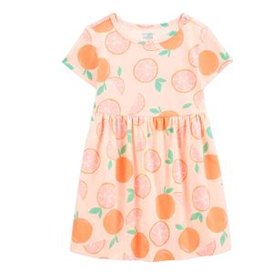 Vestido casual para bebé Carters naranja 2s433810