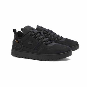 Tenis casual para caballero Lacoste negro 48SMA0038_02H