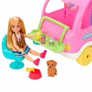 Muñeca barbie Chelsea nuevo camper hnh90