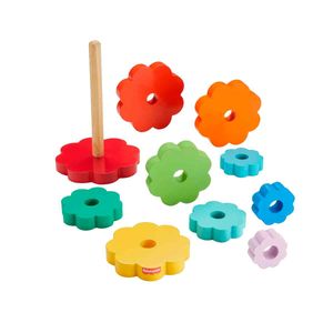 Anillos apilables Fisher Price madera hxt77