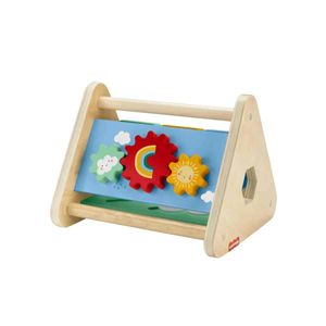 Triángulo de actividades Fisher Price madera hyg48